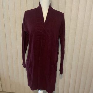 BP Burgundy Cardigan Size Small